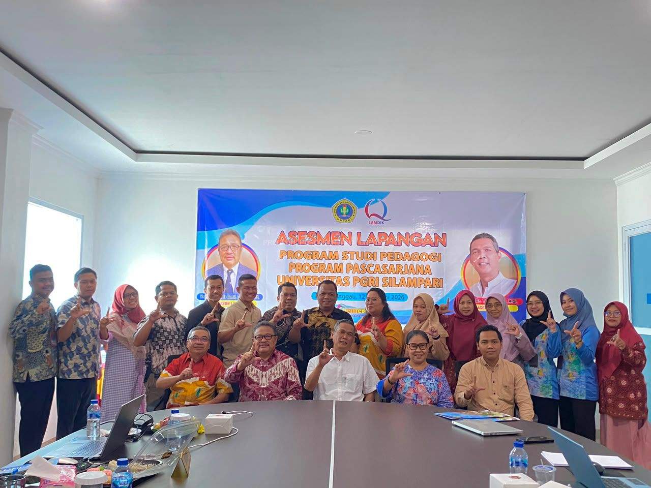 Program Studi Pedagogi Pascasarjana Universitas PGRI Silampari Jalani Asesmen Lapangan Akreditasi LAMDIK